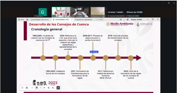 Inicia programa de capacitación de Consejos de Cuenca 2025 